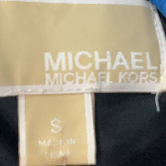 NWT Michael Kors Faux Fur black & white spotted leopard vest, small - Picture 4 of 5